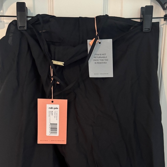 Cult Gaia Black Wide-Leg Pants - Picture 7 of 8